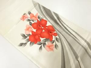 アンティーク　花模様袋帯（材料）